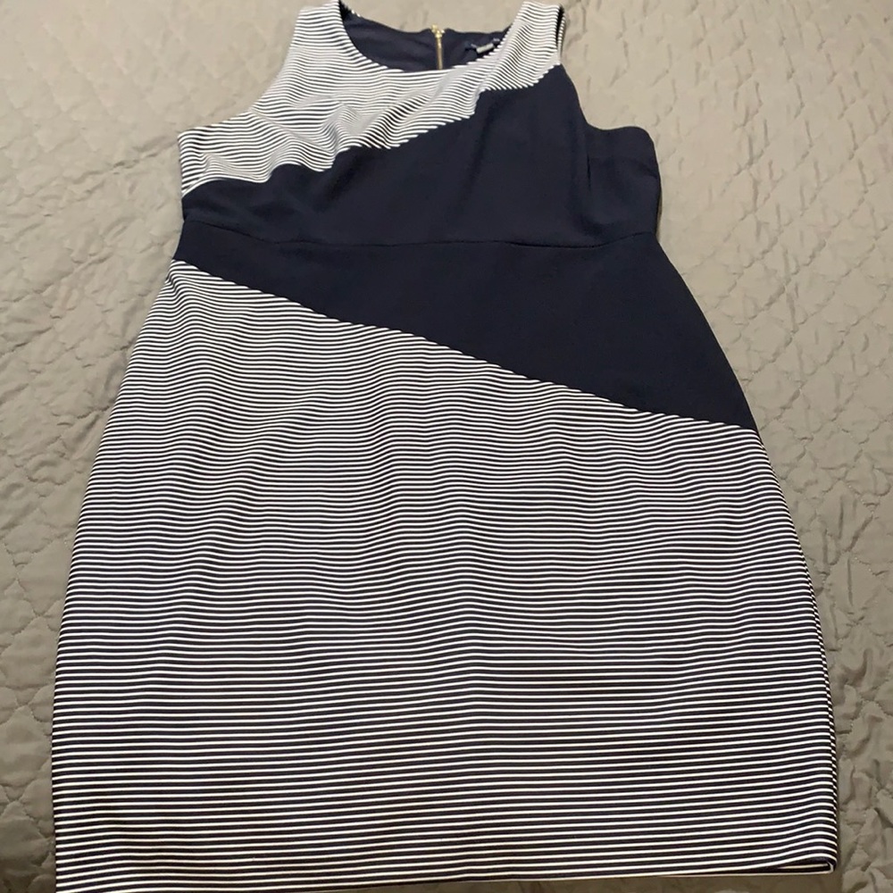 Tommy Hilfiger Navy Blue Stripped Dress